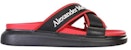 Alexander McQueen Selipar Hibrid Oversaiz Merah Hitam 627182W4N211233