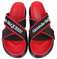 Lookbook Alexander McQueen 混合拖鞋 黑紅色