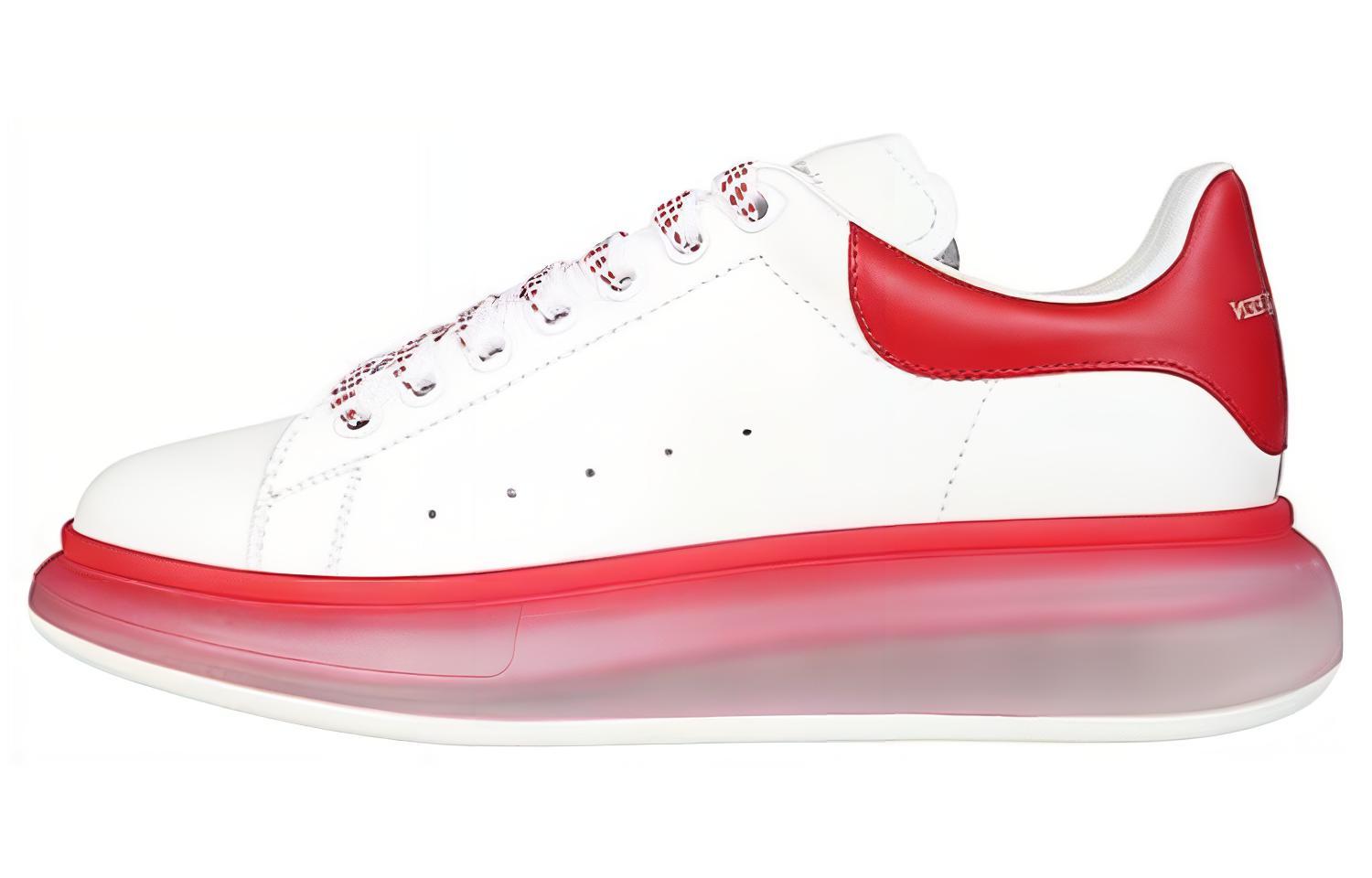 Buy 亚历山大·麦昆白红色增高拉里运动鞋 757709WIE879716