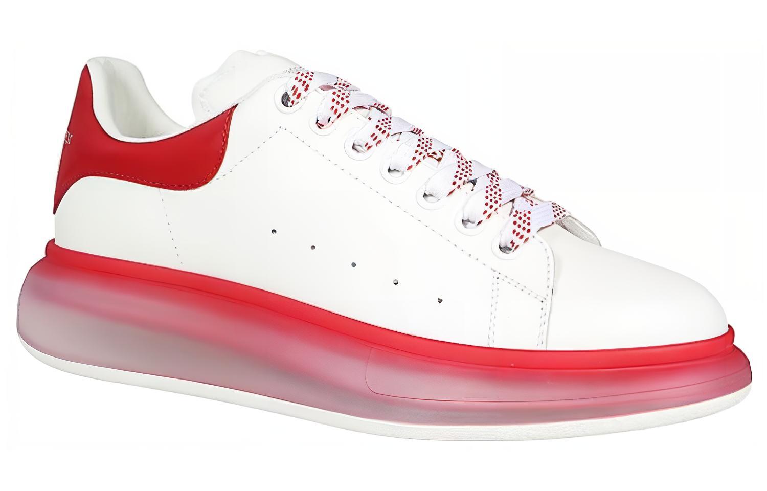 Order 亚历山大·麦昆白红色增高拉里运动鞋 757709WIE879716