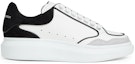 Order Alexander McQueen Zapatillas de Cuero Oversized 'Blanco Negro' 777300WIE9J8732