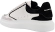 Lookbook Alexander McQueen Zapatillas de Cuero Oversized 'Blanco Negro' 777300WIE9J8732