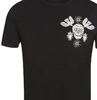 Sizing Alexander McQueen Oversized Logo Embroidered Skull T-Shirt 666613-QRX04-1000