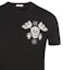 Cheap 亚历山大麦昆骷髅刺绣标志宽松T恤 666613-QRX04-1000