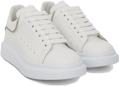 Alexander McQueen Oversized Low-Top Sneakers 'Beige White' Lelaki Wanita 688521WIB9P9071 Lookbook Alexander McQueen Oversized Low-Top Sneakers 'Beige White' Lelaki Wanita 688521WIB9P9071