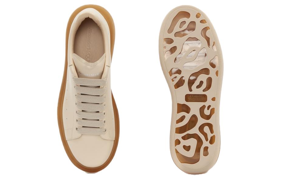 Purchase 亚历山大·麦昆米色经典厚底小白鞋 709817WIBNY2404