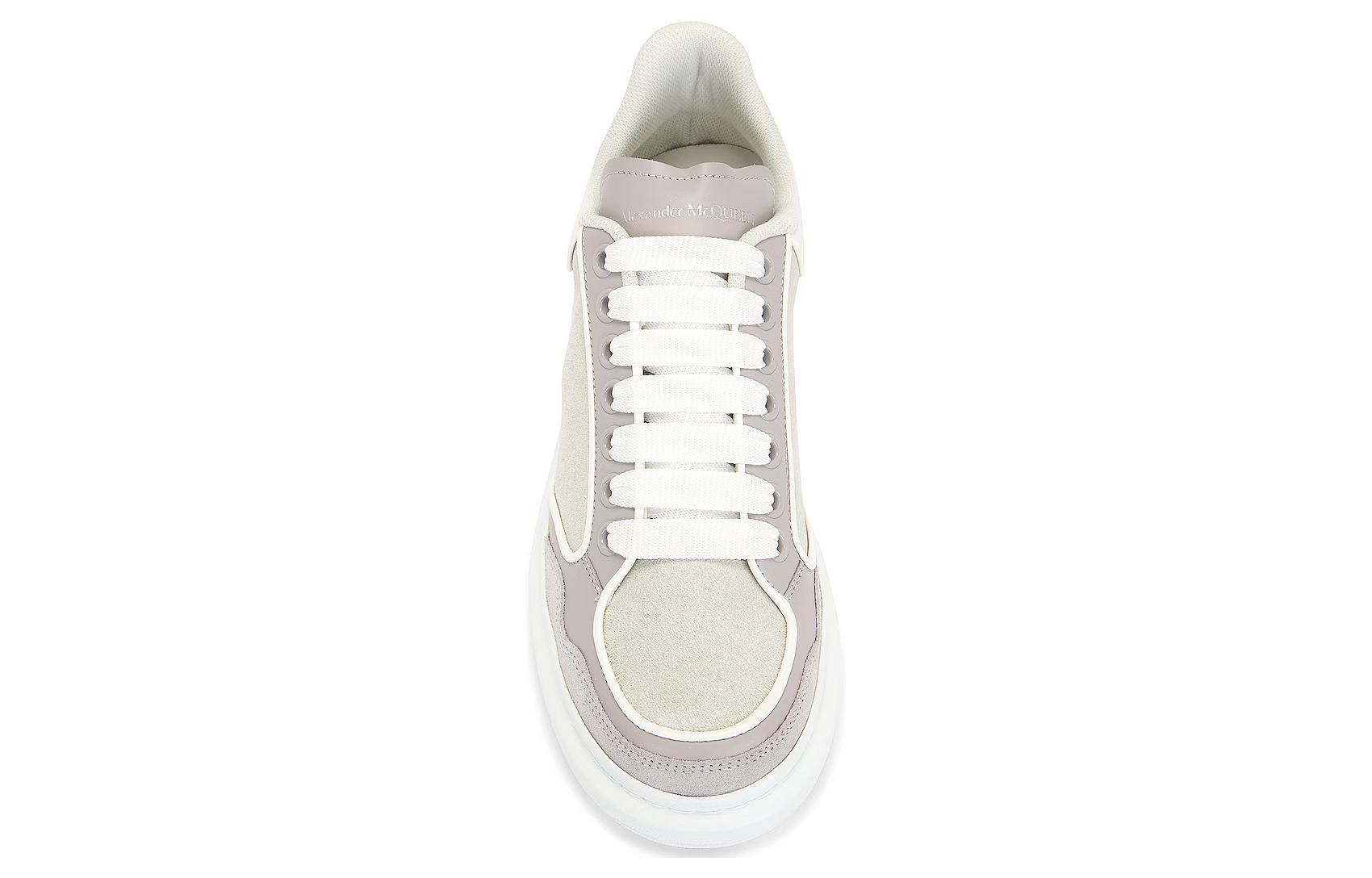 Shop Alexander McQueen Zapatillas Oversized Retro 'Gris Blanco' 777300-WIED8-1692