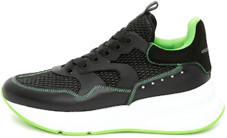 Alexander McQueen Oversized Runner 'Black Green' 662689WIAB31323 Alexander McQueen Oversized Runner 'Black Green' 662689WIAB31323