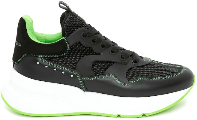 Alexander McQueen Oversized Runner 'Black Green' 662689WIAB31323 Order Alexander McQueen Oversized Runner 'Black Green' 662689WIAB31323