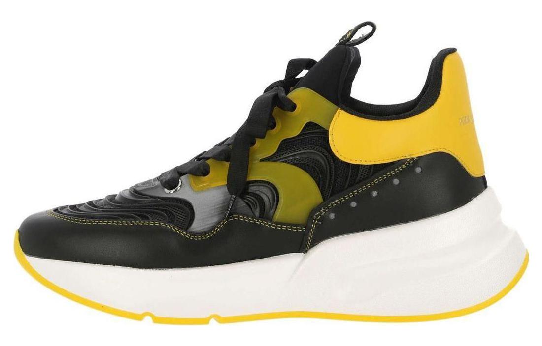 Alexander McQueen Oversized Runner 'Black Yellow' 712511-WICEK-1592