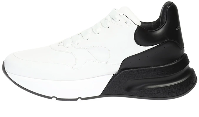 Alexander McQueen Oversized Runner ''Blanc Noir'' 553683-WHRU3-9034 Buy Alexander McQueen Oversized Runner ''Blanc Noir'' 553683-WHRU3-9034