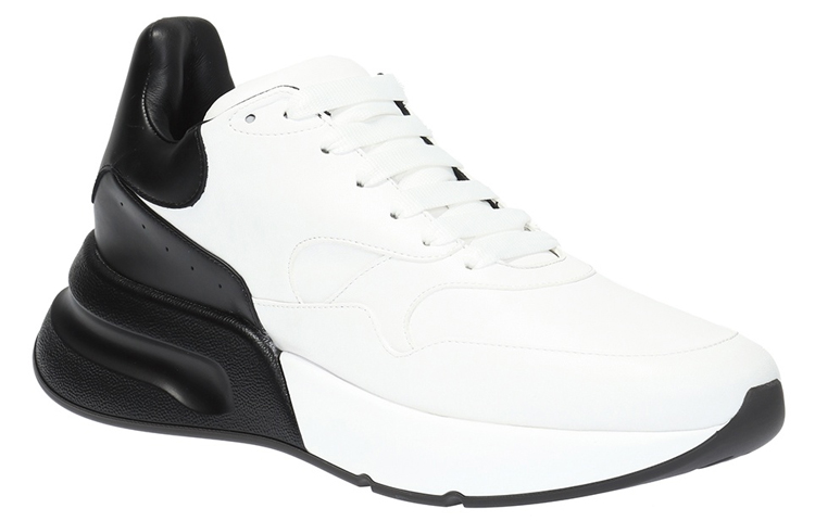Order Alexander McQueen Oversized Runner ''Blanc Noir'' 553683-WHRU3-9034