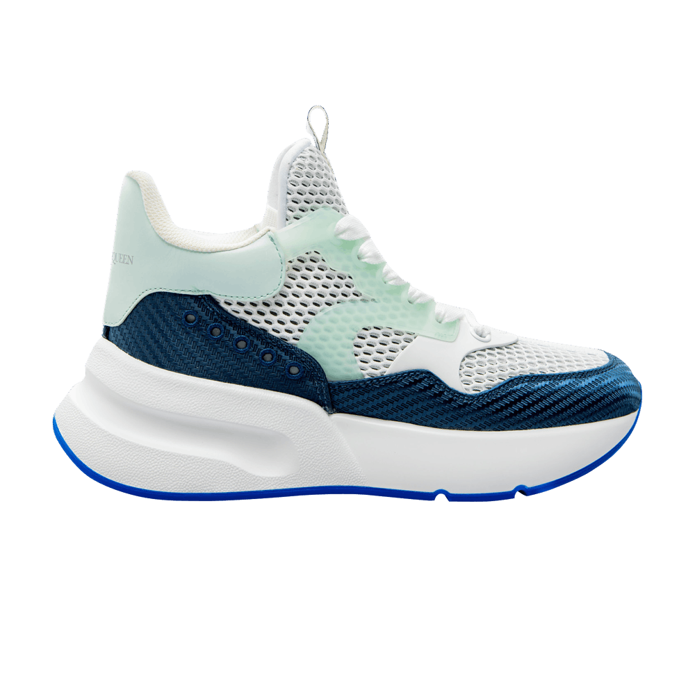 Alexander McQueen Oversized Runner 'White Blue Mint' 729610-W4V82-4588