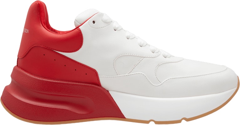 Alexander McQueen Oversized Runner 'Putih Merah' 553683-WHRU3-9092 Buy Alexander McQueen Oversized Runner 'Putih Merah' 553683-WHRU3-9092