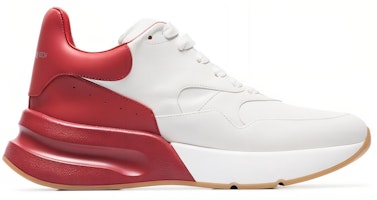 알렉산더 맥퀸 오버사이즈 러너 '화이트 레드' 553683-WHRU3-9092 Order 알렉산더 맥퀸 오버사이즈 러너 '화이트 레드' 553683-WHRU3-9092