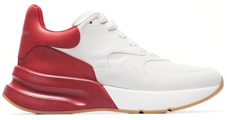Alexander McQueen Oversized Runner 'White Red' 553683-WHRU3-9092 Order Alexander McQueen Oversized Runner 'White Red' 553683-WHRU3-9092
