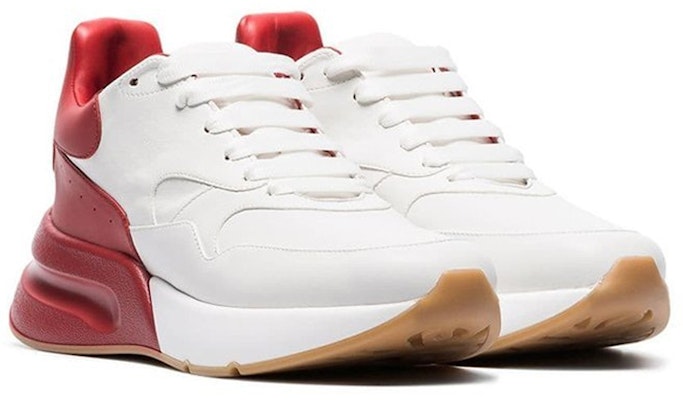 Alexander McQueen Oversized Runner 'White Red' 553683-WHRU3-9092 Lookbook Alexander McQueen Oversized Runner 'White Red' 553683-WHRU3-9092