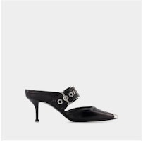Alexander McQueen Oversized Sandals 'Black Silver' 733179WHSWD108138 Alexander McQueen Oversized Sandals 'Black Silver' 733179WHSWD108138