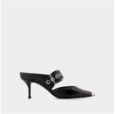 Alexander McQueen Oversized Sandals 'Black Silver' 733179WHSWD108138 Buy Alexander McQueen Oversized Sandals 'Black Silver' 733179WHSWD108138