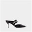 Buy Sandal 'Black Silver' Alexander McQueen Oversaiz 733179WHSWD108138