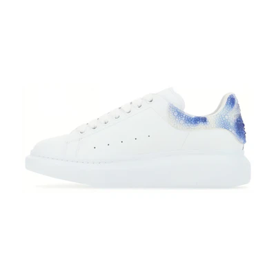 Alexander McQueen Oversized Shoes 'Iridescent White Blue'