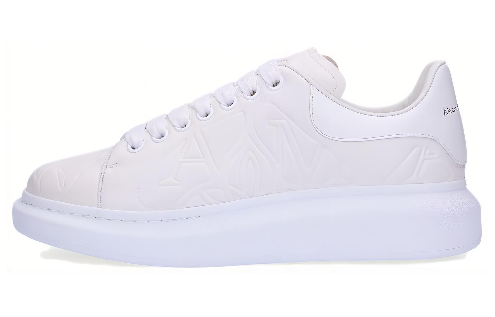 Alexander McQueen Oversized Shoes 'Quilted White' 735767WID719000