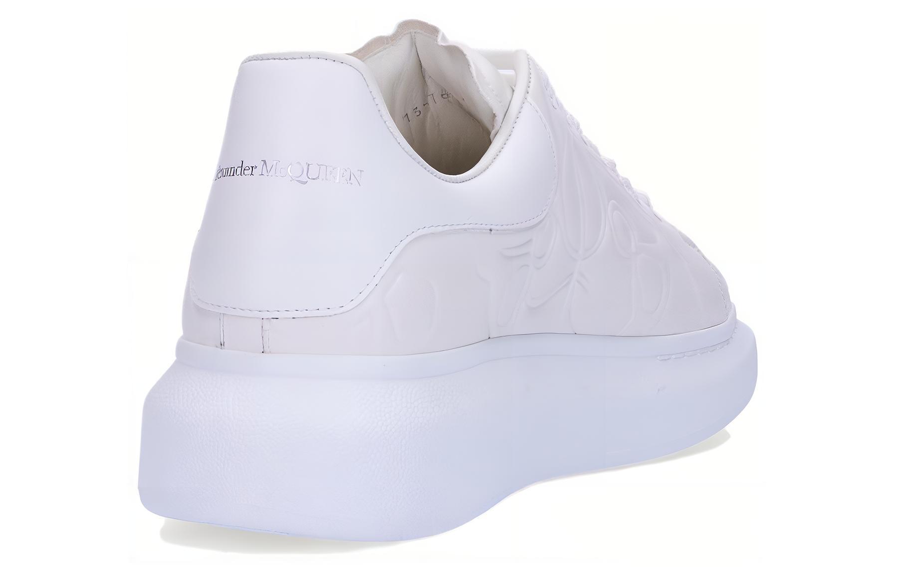 Shop Alexander McQueen Oversized Schuhe ''Gesteppte Weiß'' 735767WID719000