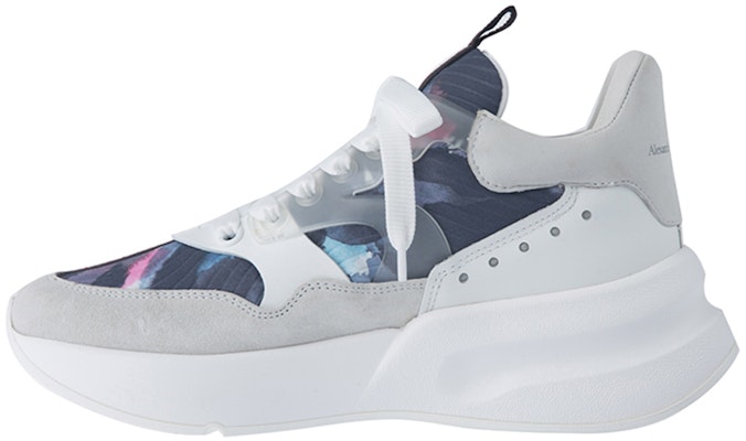 Sepatu Alexander McQueen Oversized 'Putih Biru Multi' 610819WHXL29169 Buy Sepatu Alexander McQueen Oversized 'Putih Biru Multi' 610819WHXL29169