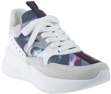 Sepatu Alexander McQueen Oversized 'Putih Biru Multi' 610819WHXL29169 Order Sepatu Alexander McQueen Oversized 'Putih Biru Multi' 610819WHXL29169