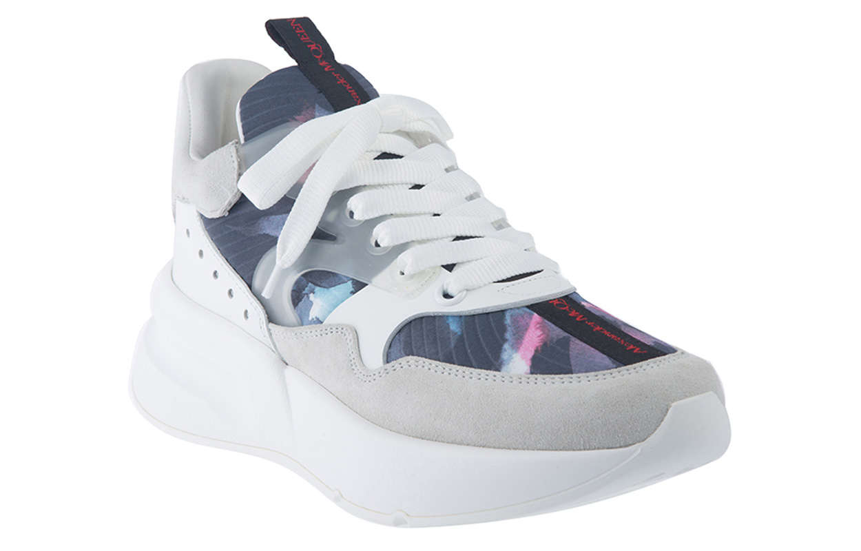 Order Alexander McQueen Zapatillas Oversized 'Blanco Azul Multicolor' 610819WHXL29169