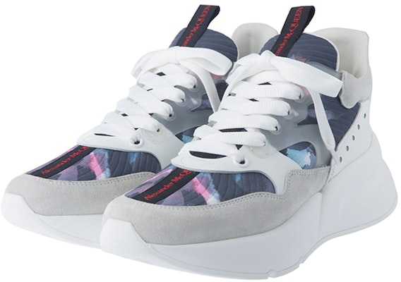 Sepatu Alexander McQueen Oversized 'Putih Biru Multi' 610819WHXL29169 Lookbook Sepatu Alexander McQueen Oversized 'Putih Biru Multi' 610819WHXL29169