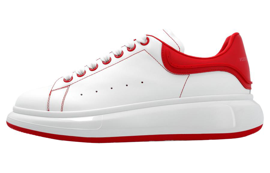 Alexander McQueen Oversized Shoes 'White Red Outline' 735774WICYV9676