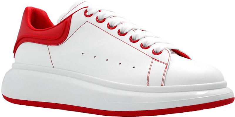 Alexander McQueen Zapatillas Oversized 'Blanco Rojo Contorno' 735774WICYV9676 Shop Alexander McQueen Zapatillas Oversized 'Blanco Rojo Contorno' 735774WICYV9676