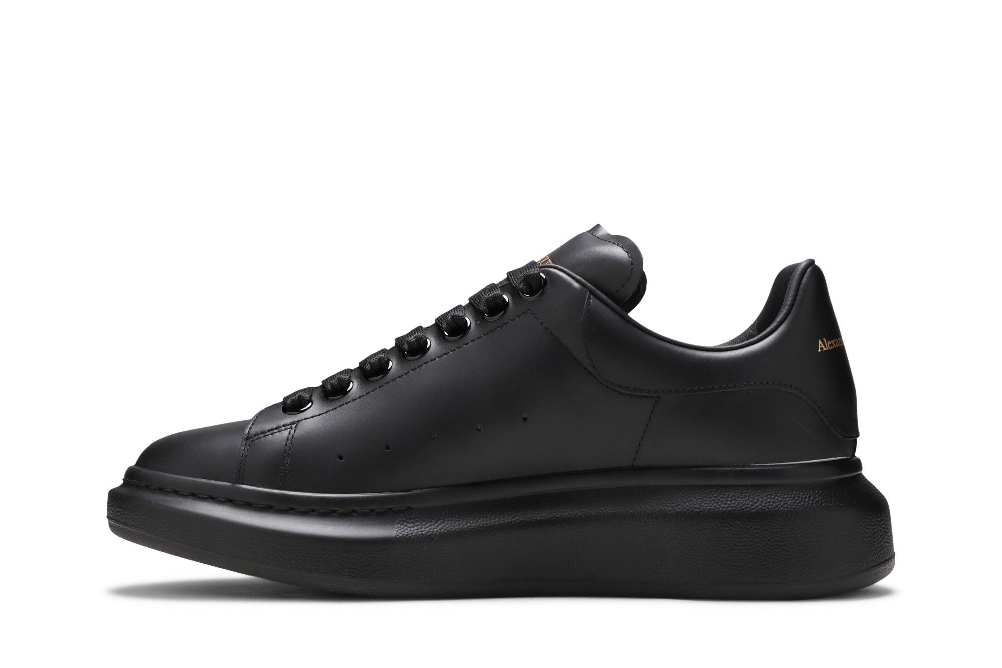 Shop Alexander McQueen Oversized Sneaker ''Ganz Schwarz'' 553761-WHGP0-1000