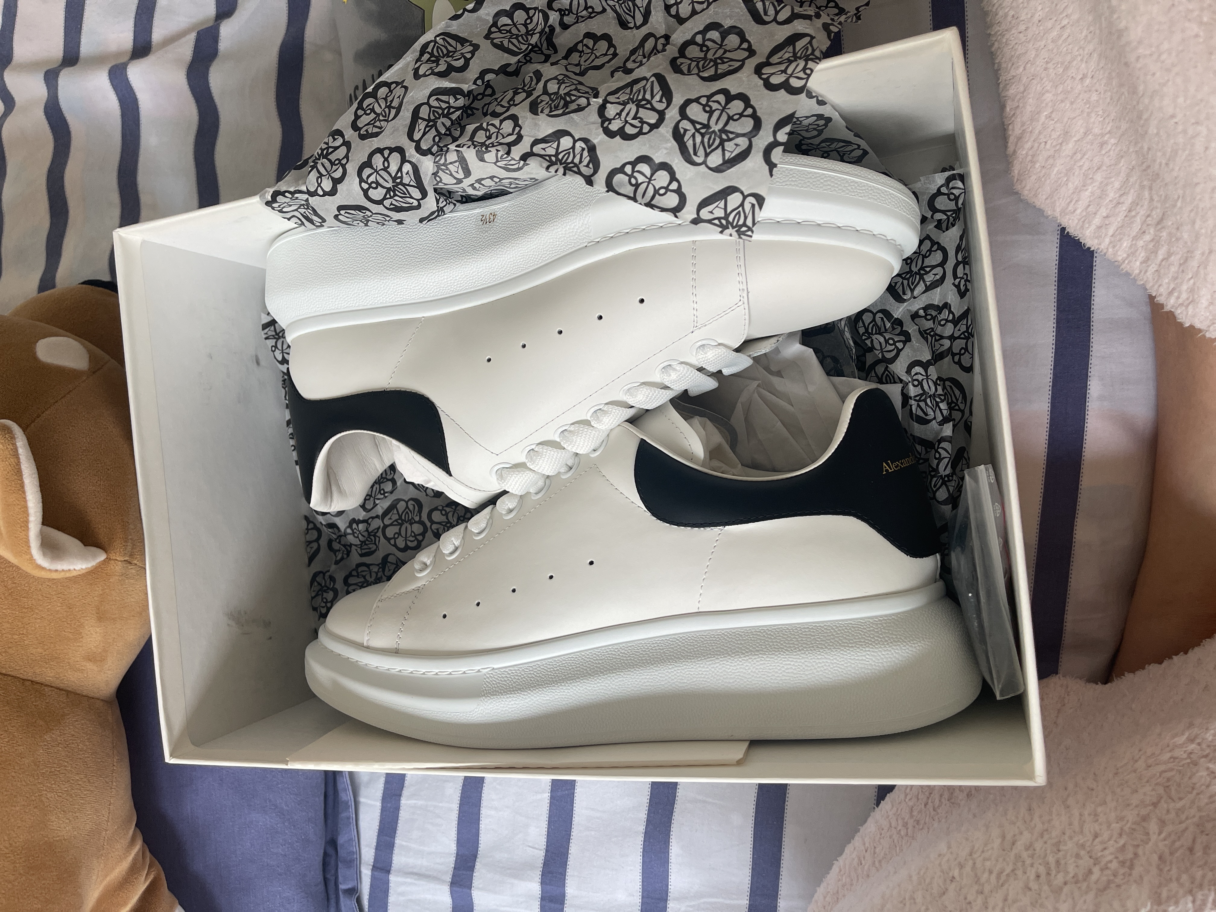 Alexander McQueen Oversized Sneaker 'Black' 圖 3