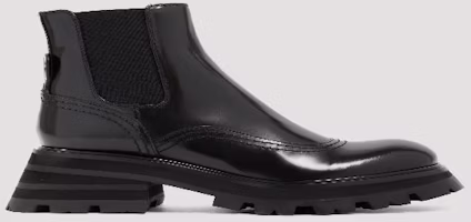 亚历山大·麦昆黑色经典厚底运动鞋 666368-.WHZ8-LACK Buy 亚历山大·麦昆黑色经典厚底运动鞋 666368-.WHZ8-LACK