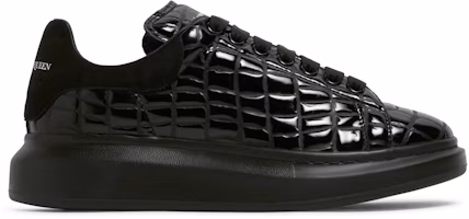 Alexander McQueen Oversized Sneaker 'Black Crocodile' 625173-W4MU1-1000 Alexander McQueen Oversized Sneaker 'Black Crocodile' 625173-W4MU1-1000