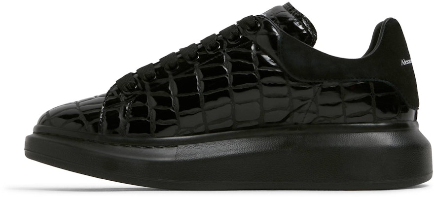 Alexander McQueen Oversized Sneaker 'Black Crocodile' 625173-W4MU1-1000 Lookbook Alexander McQueen Oversized Sneaker 'Black Crocodile' 625173-W4MU1-1000