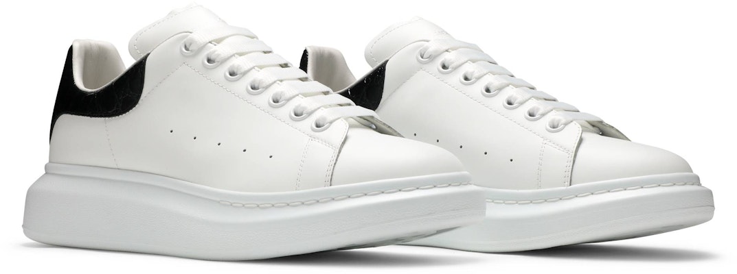 Alexander McQueen亞歷山大麥昆 時尚板鞋 男款 白黑 Cheap Alexander McQueen亞歷山大麥昆 時尚板鞋 男款 白黑