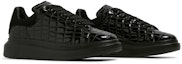 Cheap Alexander McQueen Oversized Sneaker 'Hitam Buaya' 625173-W4MU1-1000