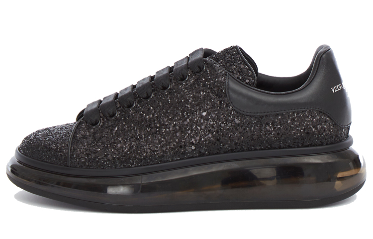 Buy 亞歷山大·麥昆 超大號運動鞋 '黑色亮片' 634612-W4NH1-1000