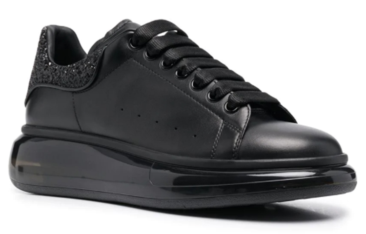 Lookbook Alexander McQueen Zapatillas Oversized 'Negro Brillante' 634611-WHRH9-1000