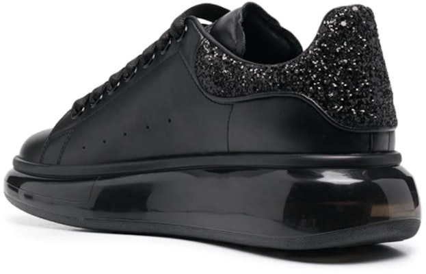 Alexander McQueen Oversized Sneaker 'Black Glitter' 634611-WHRH9-1000 Shop Alexander McQueen Oversized Sneaker 'Black Glitter' 634611-WHRH9-1000