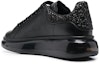 Shop Alexander McQueen Oversized Sneaker 'Glitter Hitam' 634611-WHRH9-1000