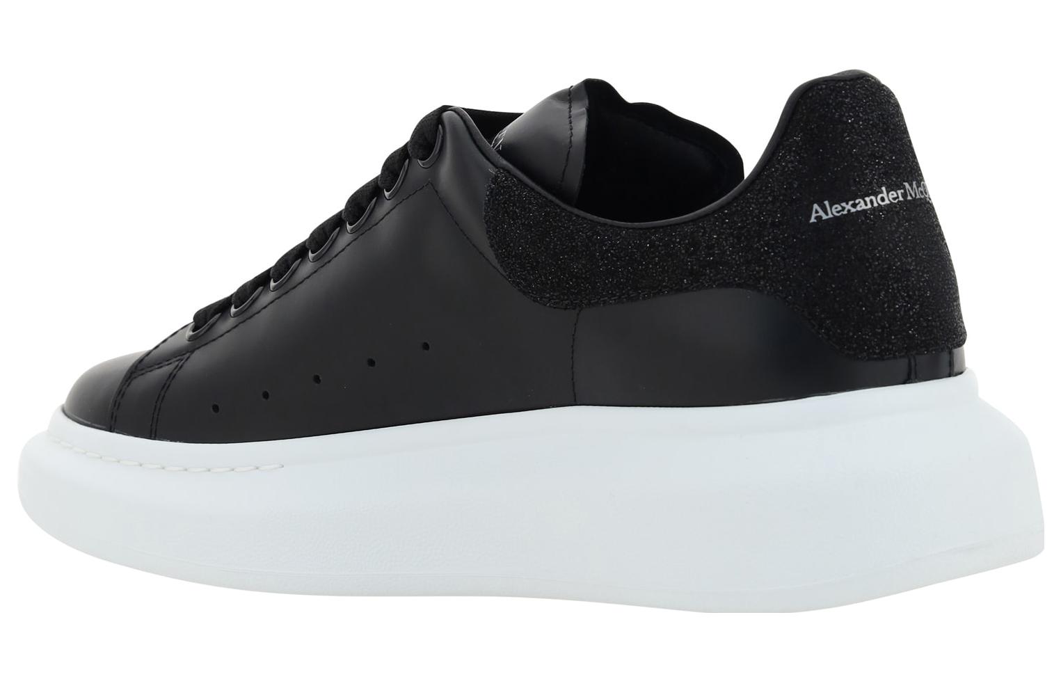 Alexander McQueen Oversized Sneaker 'Black Heel Glitter' 圖 4