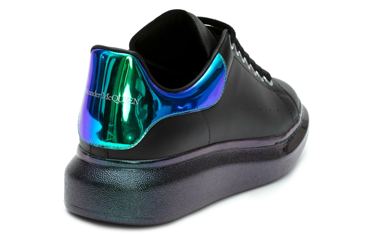 Shop Zapatillas Alexander McQueen Oversized 'Negro Perlado' 625168WHYBA1252