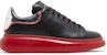 Alexander McQueen Oversized Sneaker 'Hitam Perak Merah Lust' 705068-WIBNZ-1091