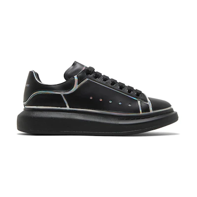 Alexander McQueen Oversized Sneaker 'Black Silver Holo'