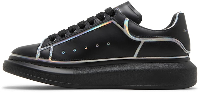 Alexander McQueen Sepatu Oversized 'Hitam Perak Holo' 645868-WIBNV-1587 Lookbook Alexander McQueen Sepatu Oversized 'Hitam Perak Holo' 645868-WIBNV-1587