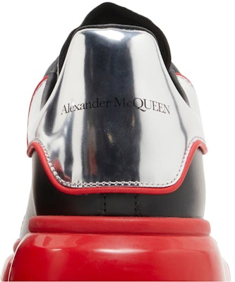 Alexander McQueen Oversized Sneaker 'Black Silver Lust Red' 705068-WIBNZ-1091 Sizing Alexander McQueen Oversized Sneaker 'Black Silver Lust Red' 705068-WIBNZ-1091